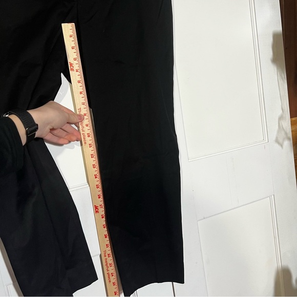 Talbots Signature Straight Leg Pants Black Size 12 Office Career - Picture 6 of 8